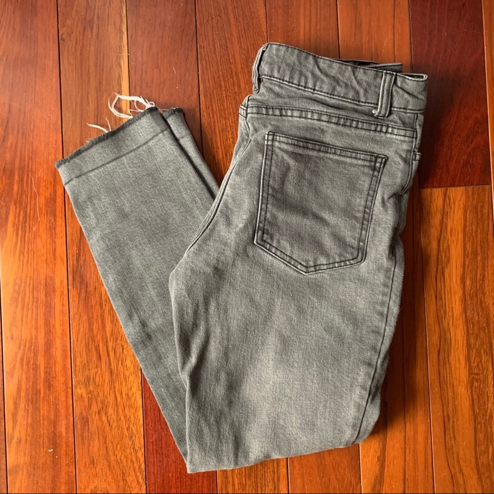 American Apparel Gray Pencil Jean